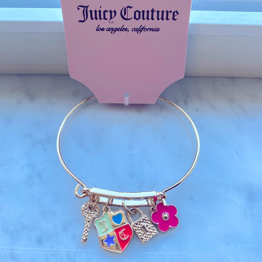 CLEARANCE- FINAL DROP Juicy Couture bangle charm bracelet